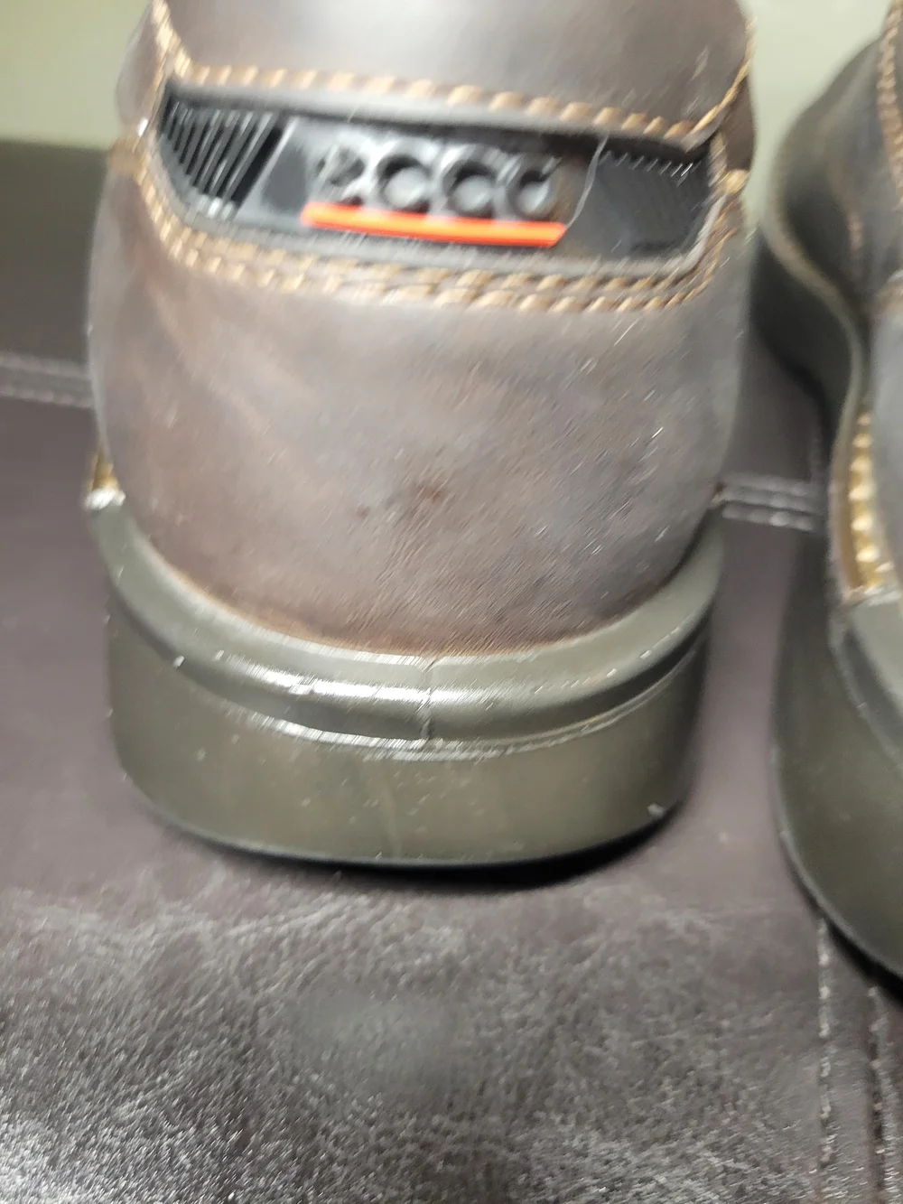ECCO Men’s Fusion Bicycle Toe Tie Casual Leather Shoes  –Size 46 / US 12-12.5